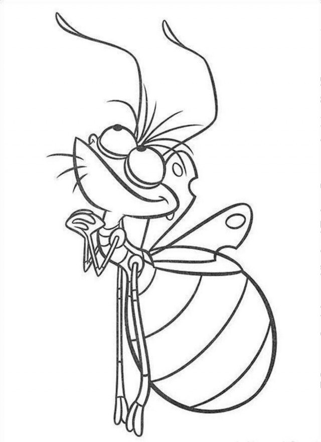640x881 Fly Guy Coloring Pages 472517