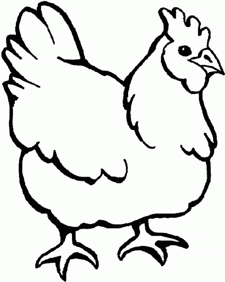 936x1172 Adult Easy Chicken Drawing Easy Chicken Drawing. Easy Chicken