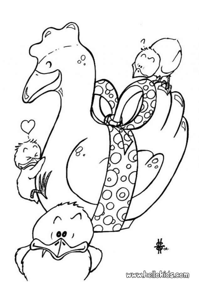 635x900 Milk Chocolate Hen And Chicks Coloring Pages