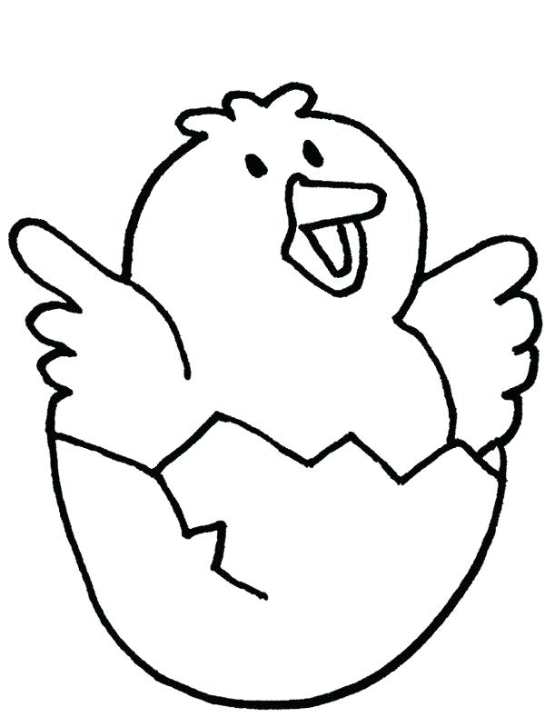 600x800 Baby Girl Coloring Pages Free Chick Page Animal Printable Best