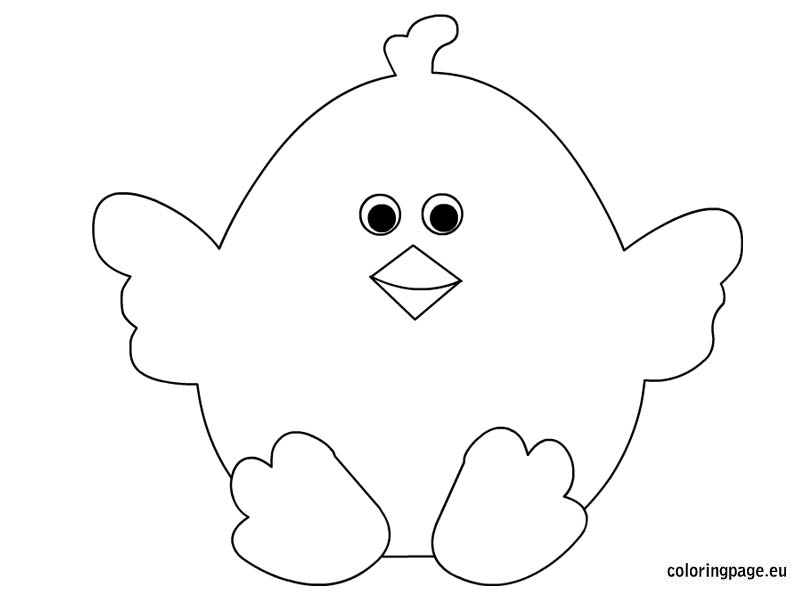 804x595 Cartoon Baby Chick Coloring Page Cartoon Chicken Coloring Pages
