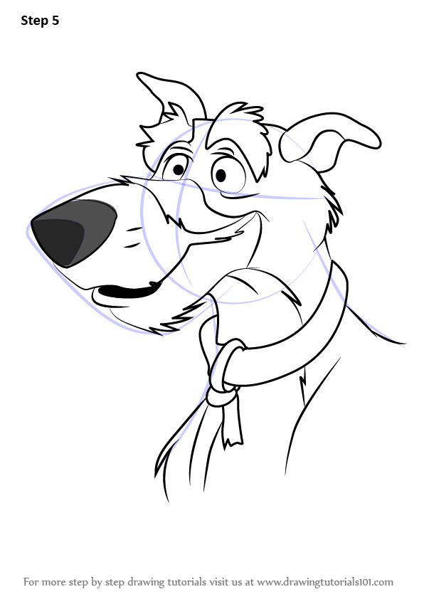 596x842 Learn How To Draw Chief From The Fox The Hound (The Fox