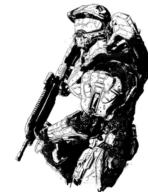 500x650 Master Chief Drawings Tumblr