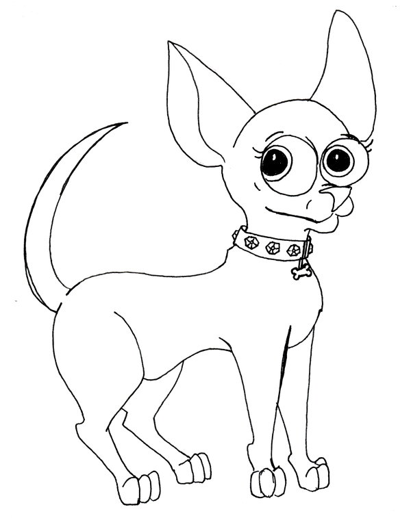 600x757 Chihuahua Doodle 1 By Yamisgirlmai