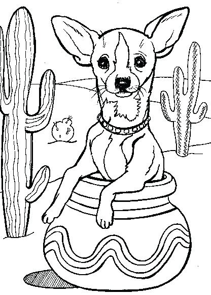 416x580 Drawn Chihuahua Coloring Page Many Interesting Cliparts