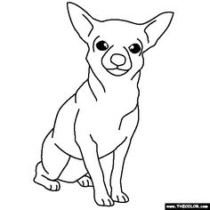 236x236 Chihuahua Coloring Pages To Print Chihuahua Coloring Pages