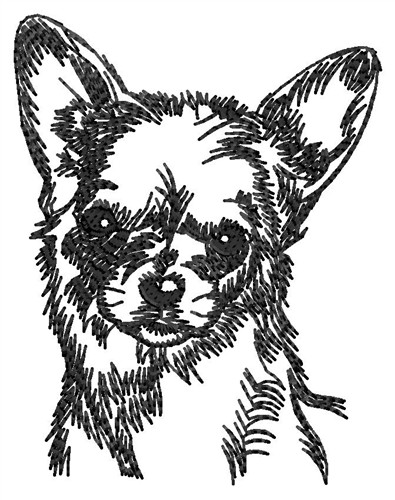 395x500 Chihuahua Embroidery Design Annthegran