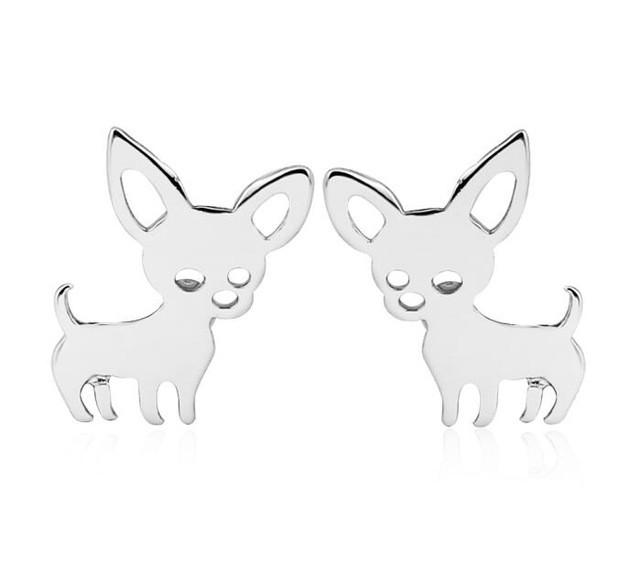 640x587 Chihuahua Love Earrings The Dog Mum