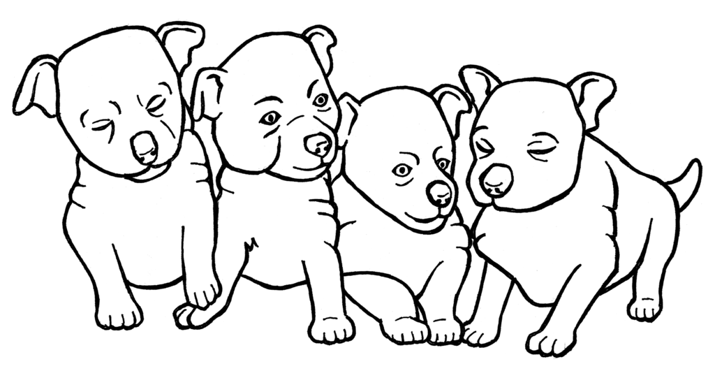 1024x531 Chihuahua Puppies Free Line Art By Hannahloulou