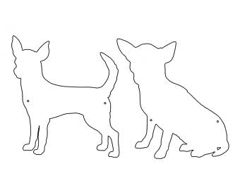 340x270 Chihuahua Metal Art Etsy