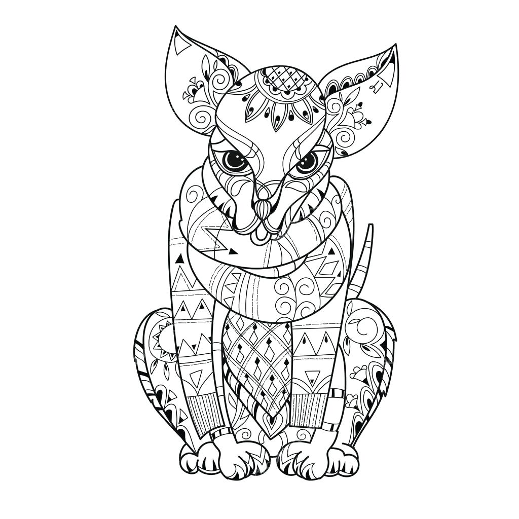 1024x1024 Coloring Chihuahua Coloring Pages