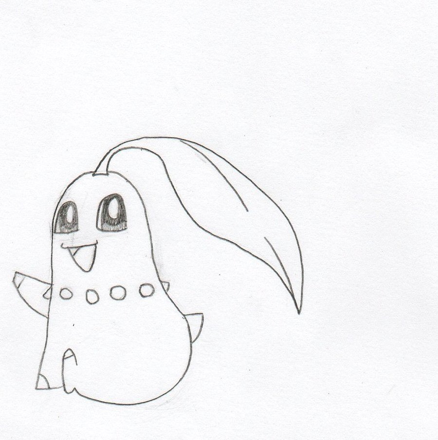900x905 Chikorita Sketch 7 By Wolflover1250