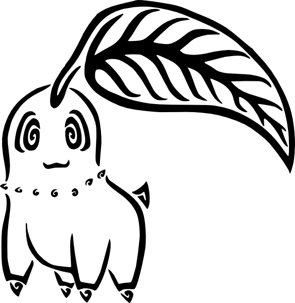 584x600 Tribalish Chikorita By Vaguelygenius