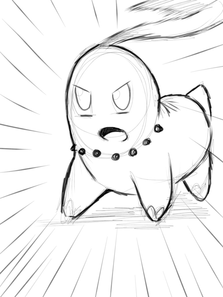 774x1032 Chikorita Sketch