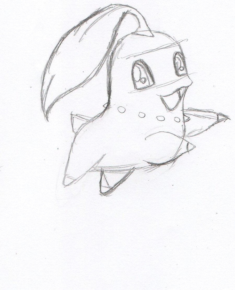 Chikorita Drawing at GetDrawings | Free download