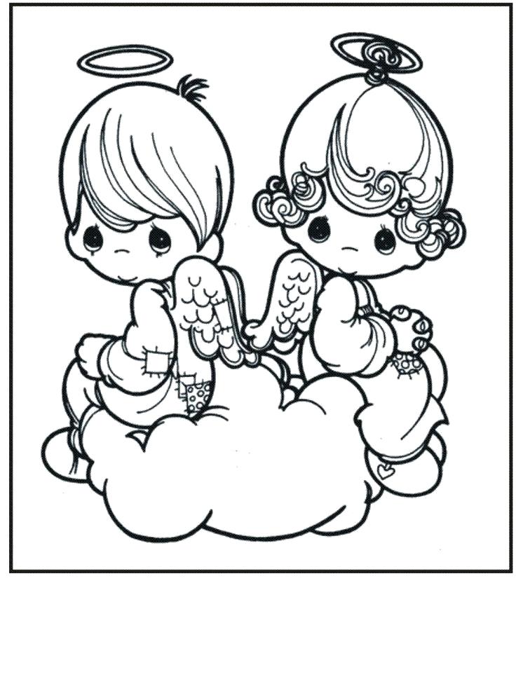 736x976 Baby Angel Coloring Pages Precious Moments Coloring Pages Precious