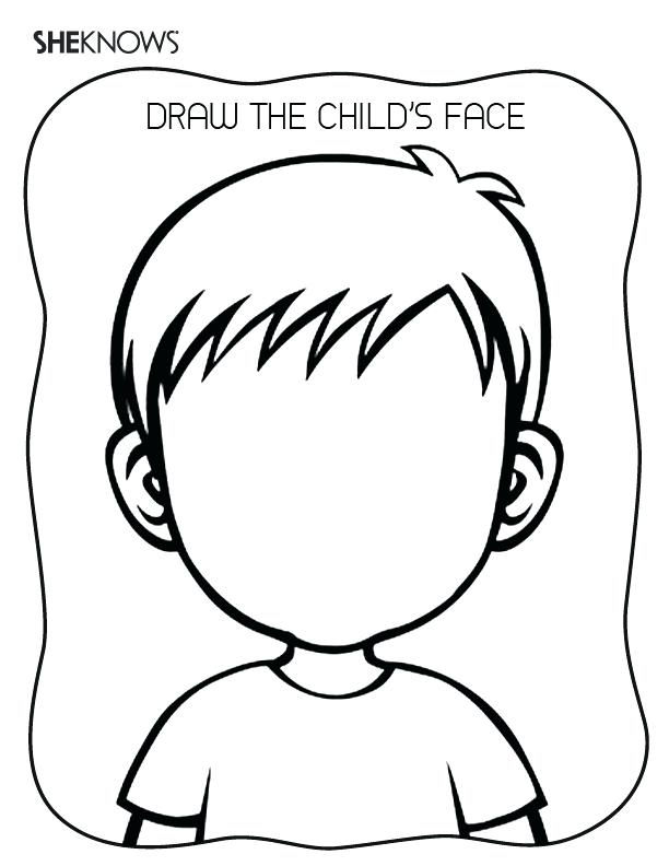 612x792 Face Coloring Pages For Makeup Kids N Of Faces Best Coloring