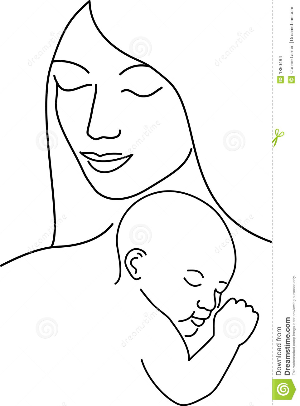 962x1300 Mother And Child Line Drawing Simple Drawing Of Mother And Son