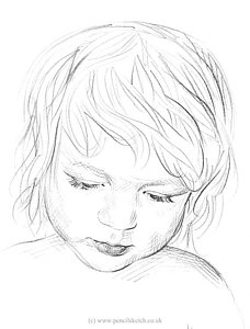 228x300 Children Portrait Drawings