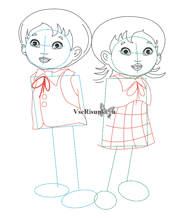 611x726 How To Draw A Backpack With A Pencil.