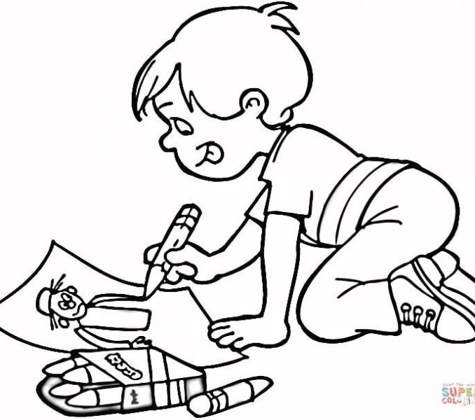 678x600 Kids Drawing Pictures For Coloring Drawings For Children To Colour