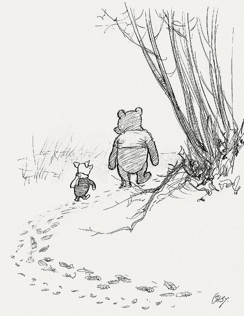 494x640 Original Pooh Sketches