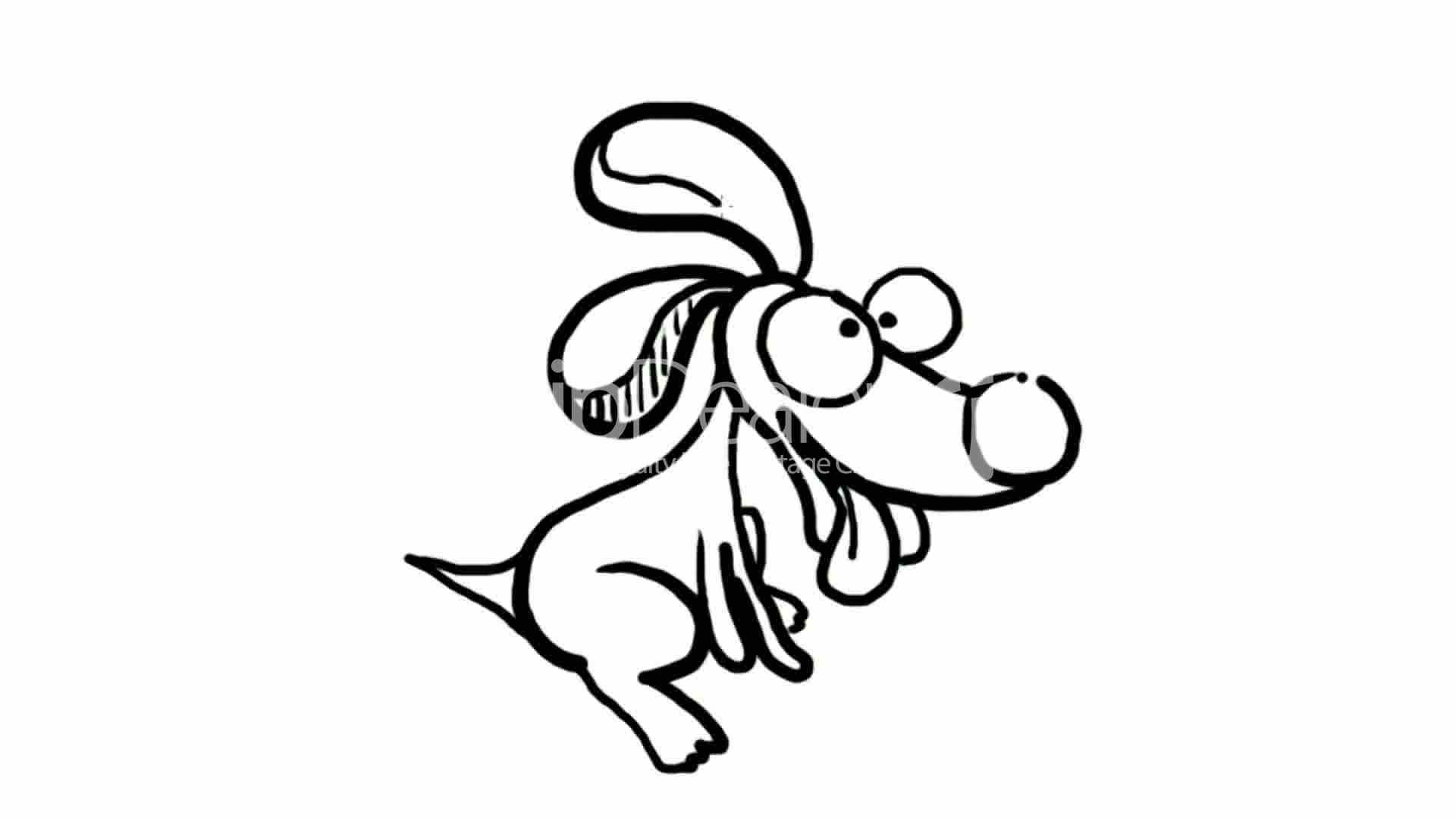 1920x1080 Drawing Of Dog,hand Painting Video Material,sketch.children