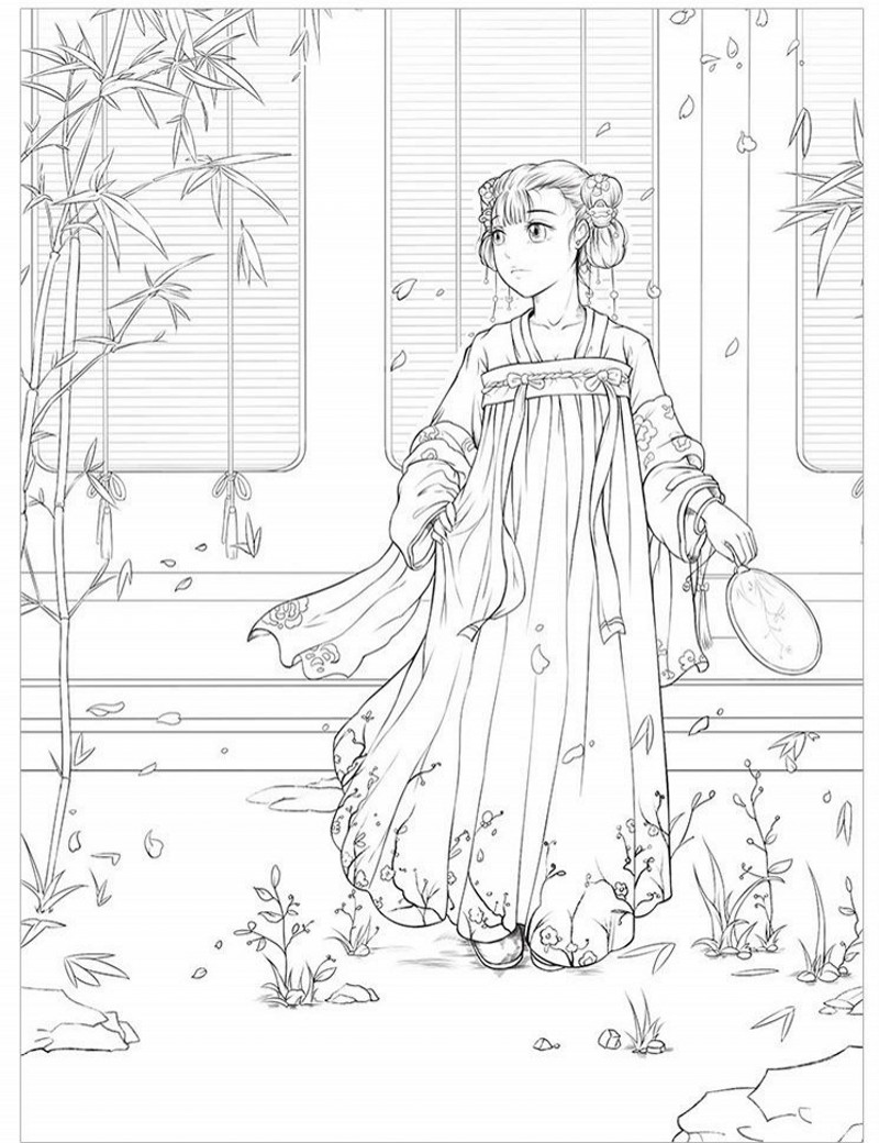 800x1040 2018 New Hot Fashion Drawing Books Beautiful Antiquity Coloring