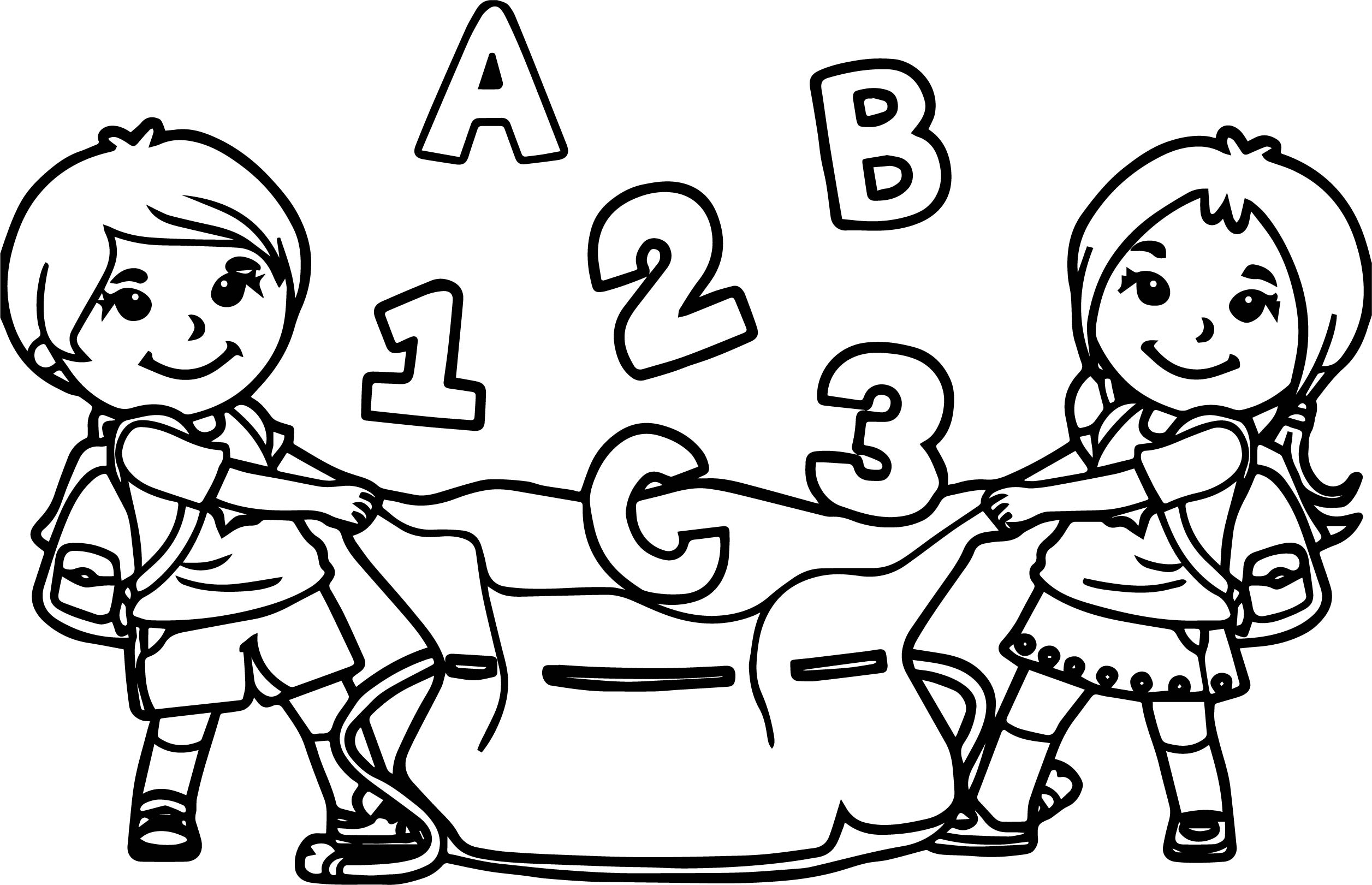 2513x1621 Children Cartoon Best Abc 123 Coloring Page Wecoloringpage