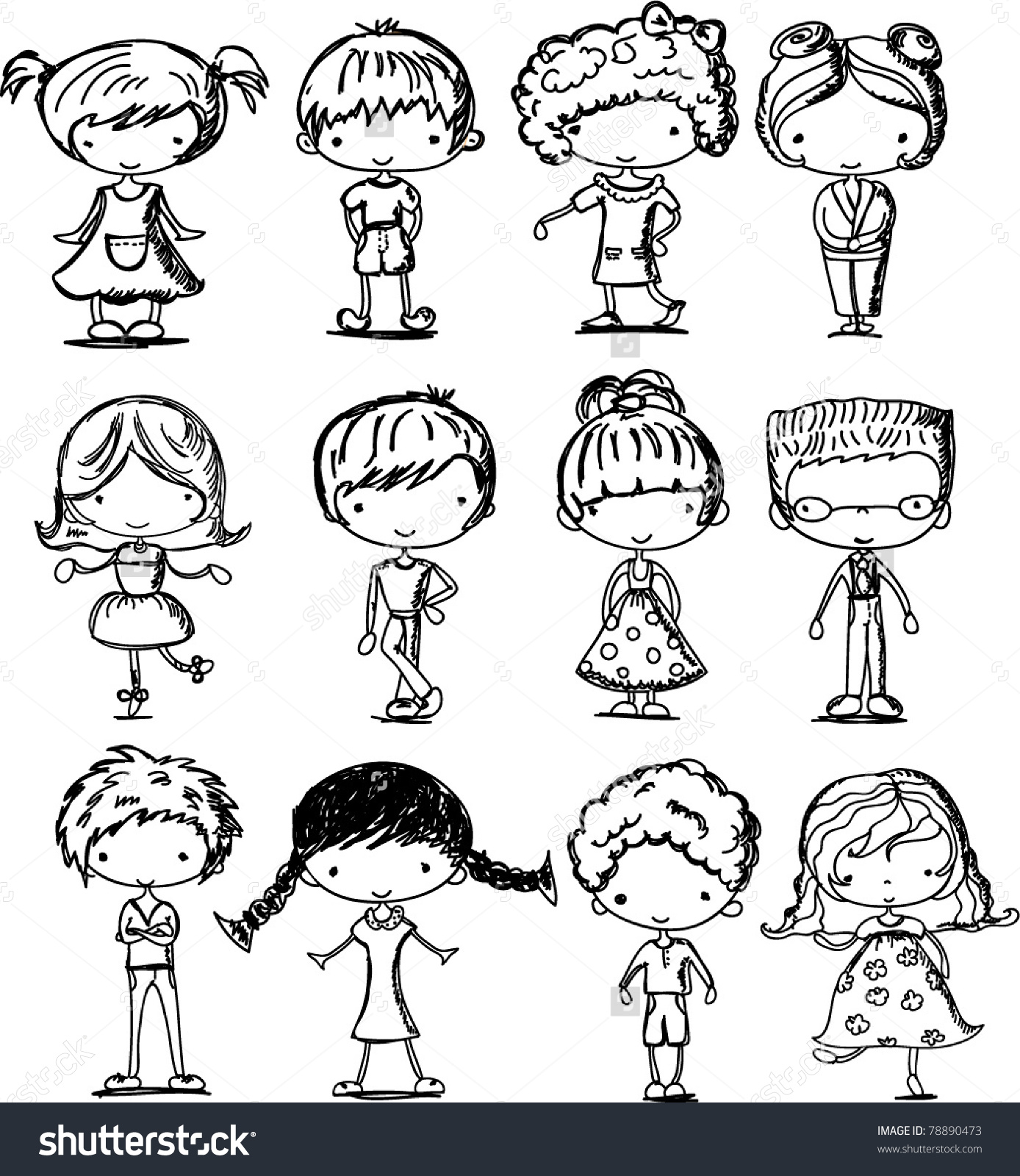 1388x1600 Cartoon Drawings Of Children Art Cartoon Drawings