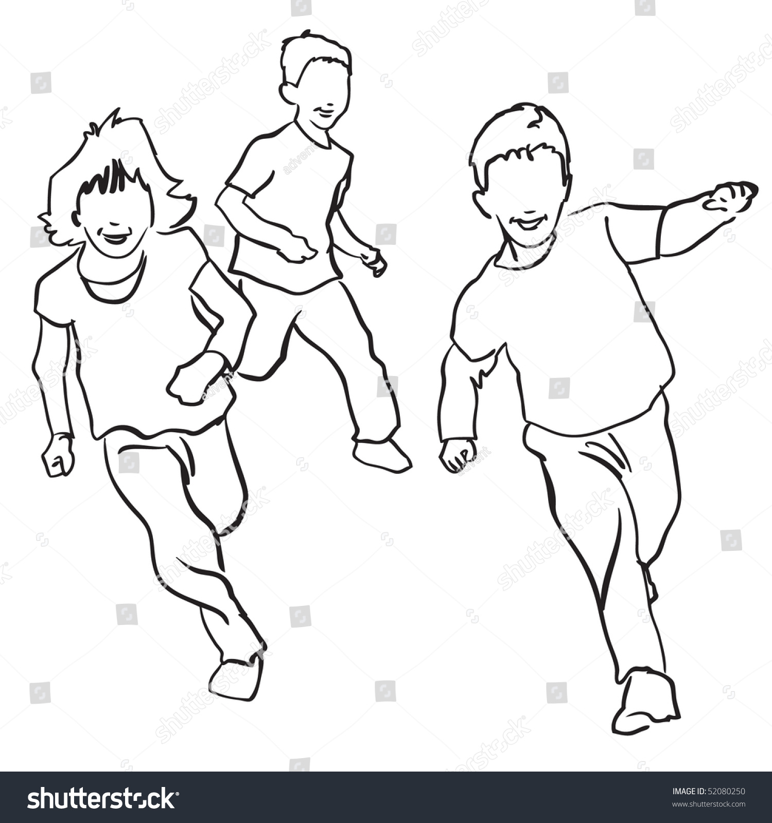 1500x1600 Photos Line Drawings Of Children Playing,