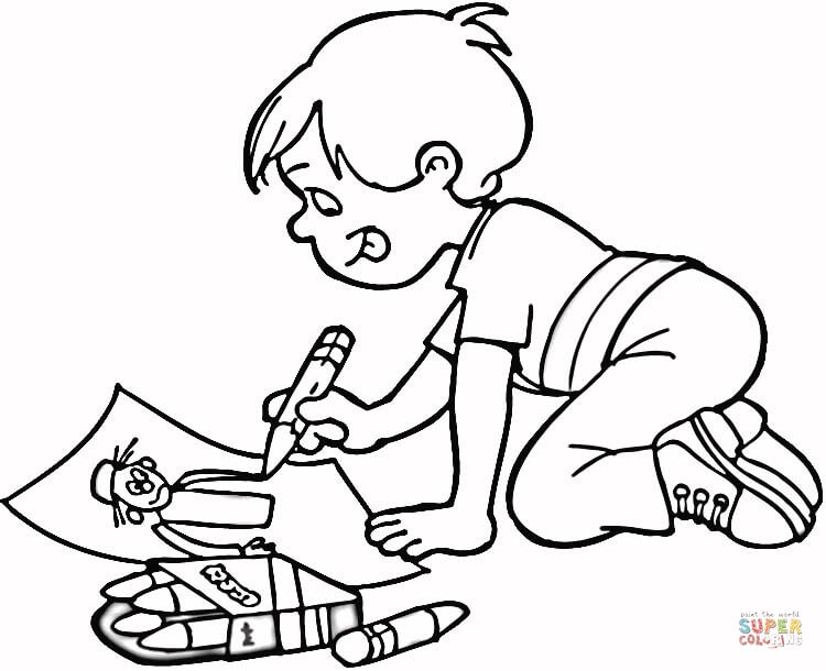 750x610 Drawings For Children To Color Printable In Cure Page Drawing