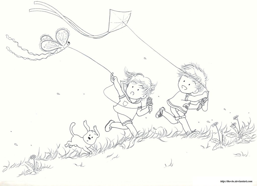 1024x742 Pictures Of Children Flying Kites Creative Commons Attribution