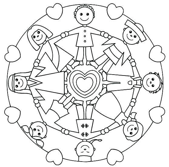 558x553 Children Of The World Coloring Pages Online Children Of The World