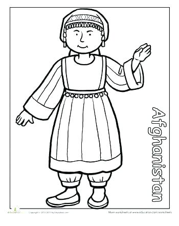 350x440 Pretty Children Around The World Coloring Pages New N Historically