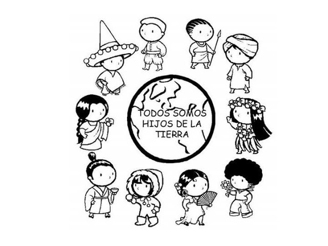 640x480 This Is Children Of The World Coloring Page Coloring For Kids
