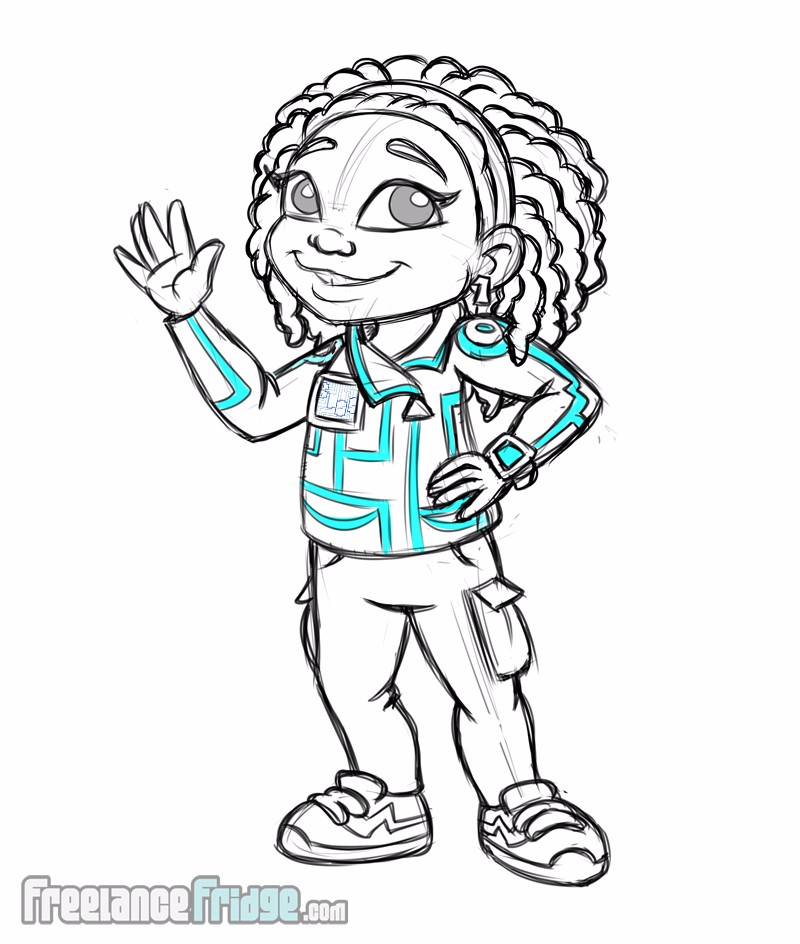 800x944 Children's Book About A Girl With A High Tech Jacket Freelance