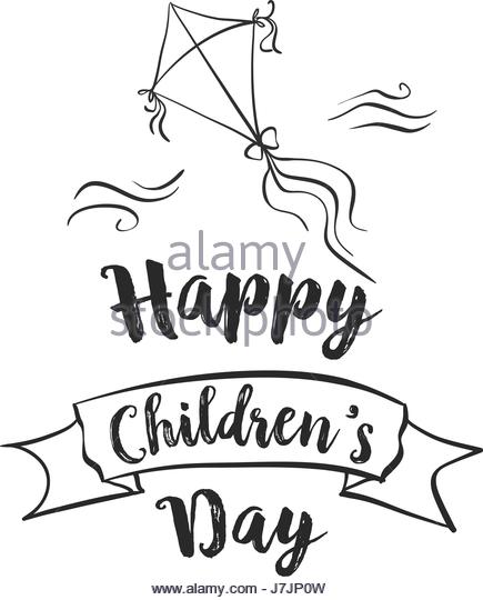 435x540 Happy Children's Day Clipart Black And White