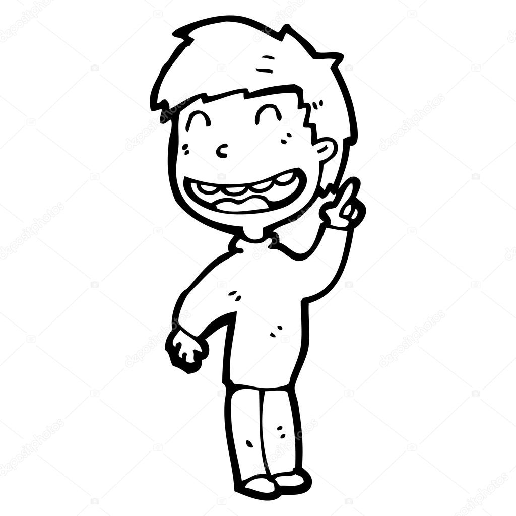 1024x1024 Happy Child Cartoon Stock Vector Lineartestpilot