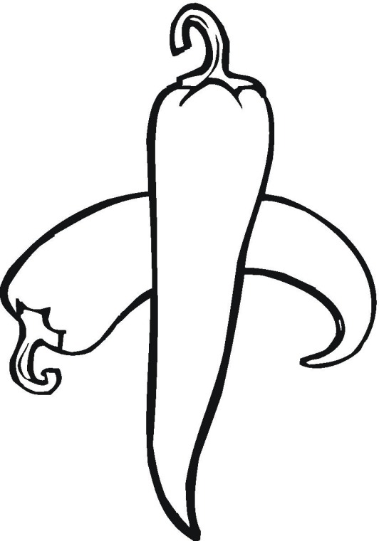 532x760 Chili Pepper Coloring Pages Download Free Printable Coloring Pages