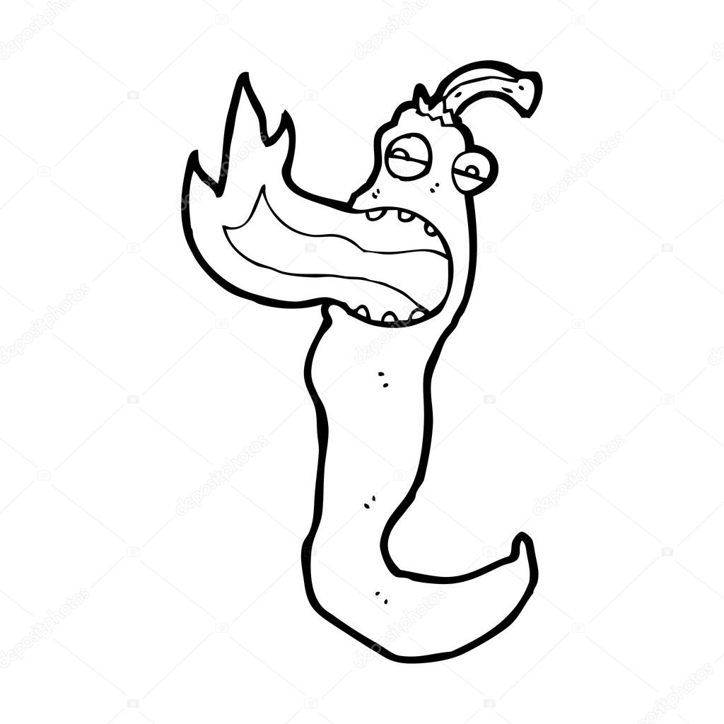 1024x1024 Cartoon Fire Breathing Chili Pepper Stock Vector