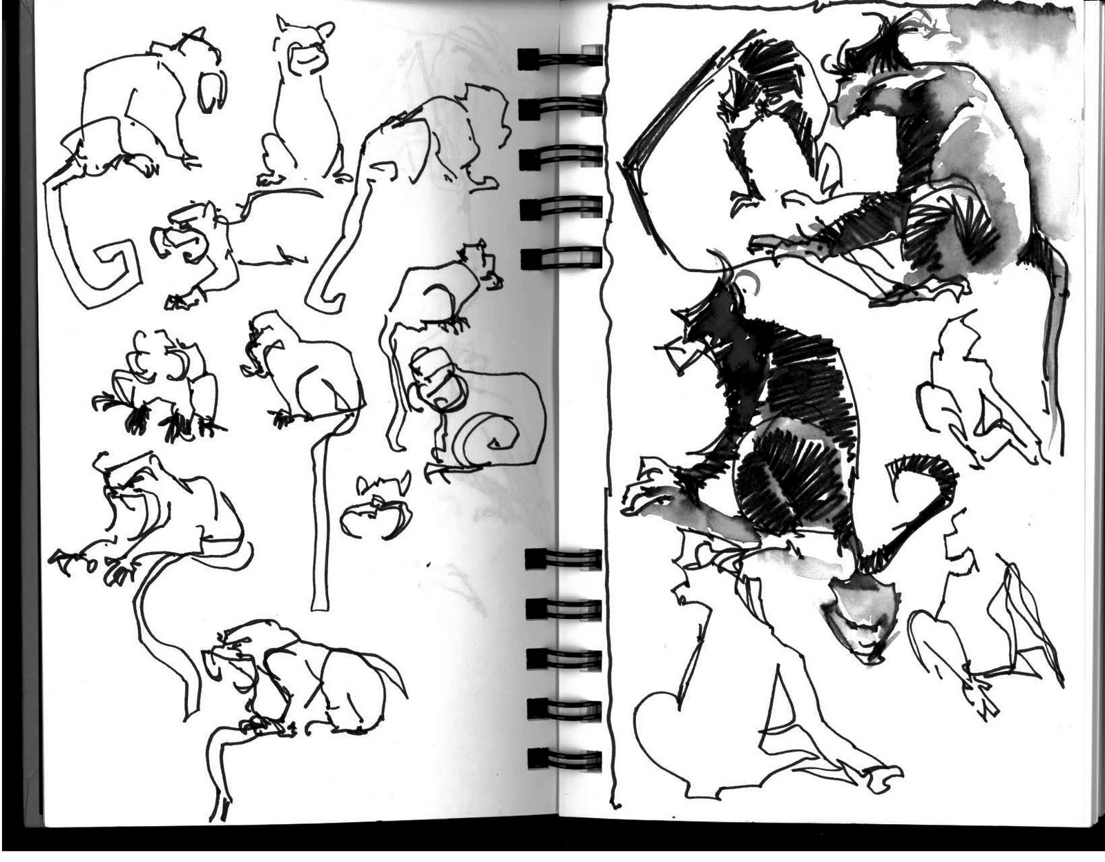 1600x1249 The Sketch Shack Chimp Drawings