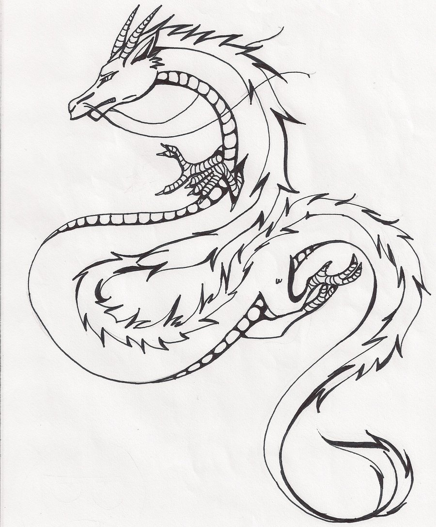900x1086 Chinese Dragon By Watermelonxd