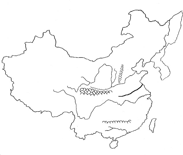 Великая стена на контурной карте. Контурная карта КНР. Контурная карта Китая. Карта Китая контурная карта. Контурная карта Китая с реками.