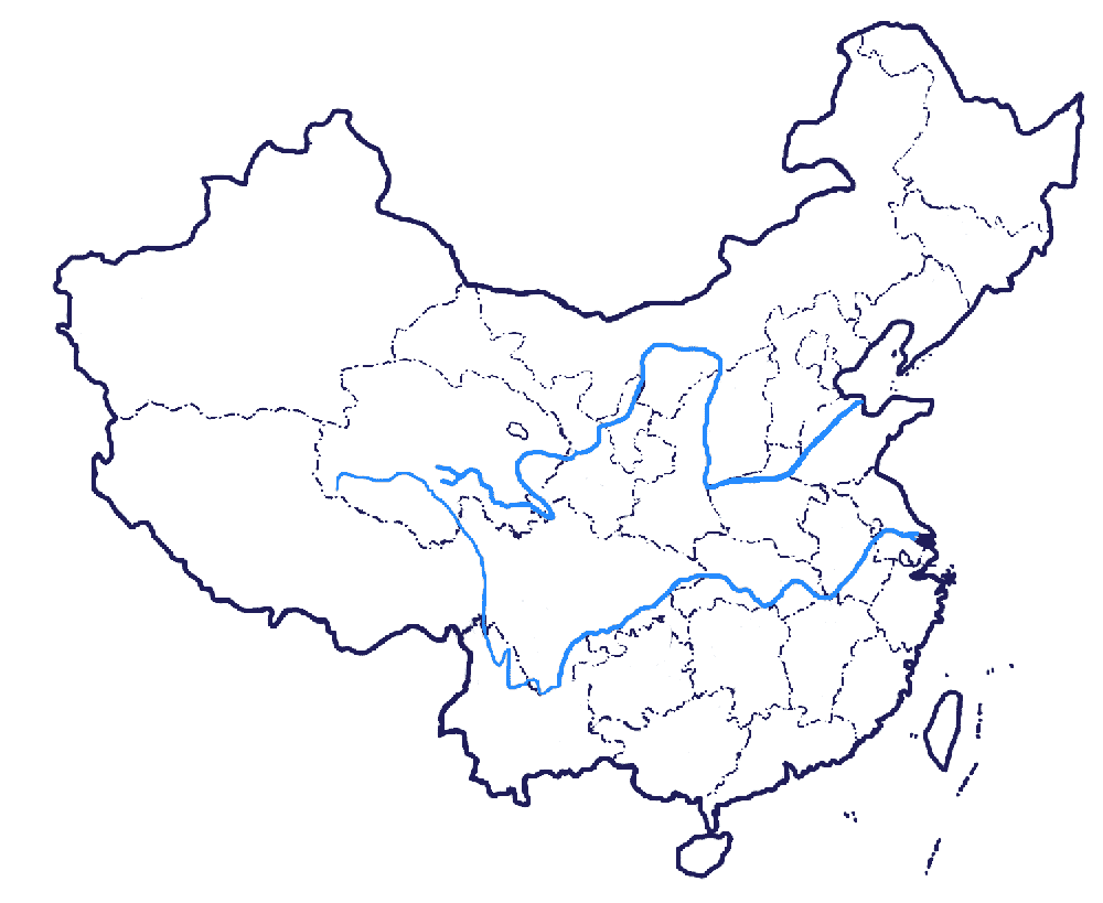 1000x819 China Blank Map, Blank Map Of China Showing Yangtze River