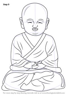 236x333 How To Draw Buddha The Easiest Way Learn The Technique