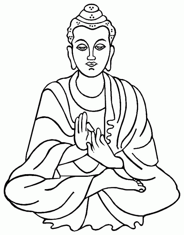 626x800 Buddha Coloring Pages Printable Coloring Page For Kids