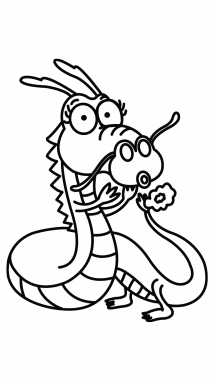 215x382 How To Draw A Chinese Dragon, Easy Step By Step Drawing Tutorial