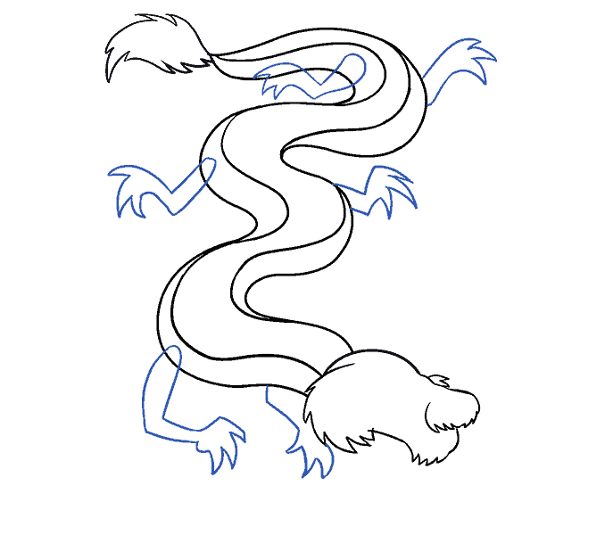 678x600 How To Draw A Chinese Dragon Easy Drawing Guides