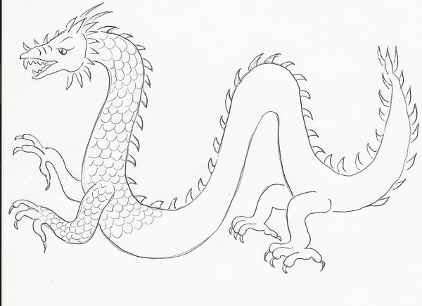 600x435 How To Draw Cool Dragon Drawings